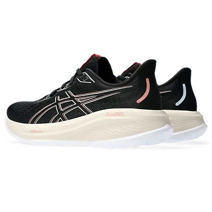 Women's Asics Gel-Cumulus 26 Black/Dark Jade-SOULIER, shoes-33-OFF