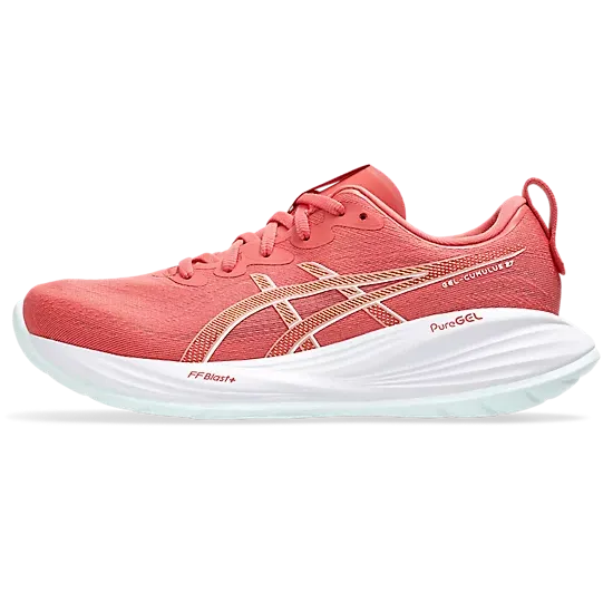 Women's Asics Gel-Cumulus 27 Dark Pink/ Cream-SOULIER, shoes-33-OFF