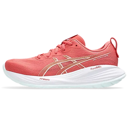 Women's Asics Gel-Cumulus 27 Dark Pink/ Cream-SOULIER, shoes-33-OFF