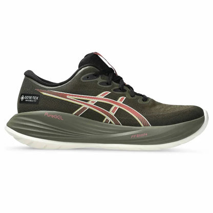 Women's Asics Gel-Cumulus 27 GTX BROWN STONE/DARK PINK CLAY-SOULIER, shoes-33-OFF