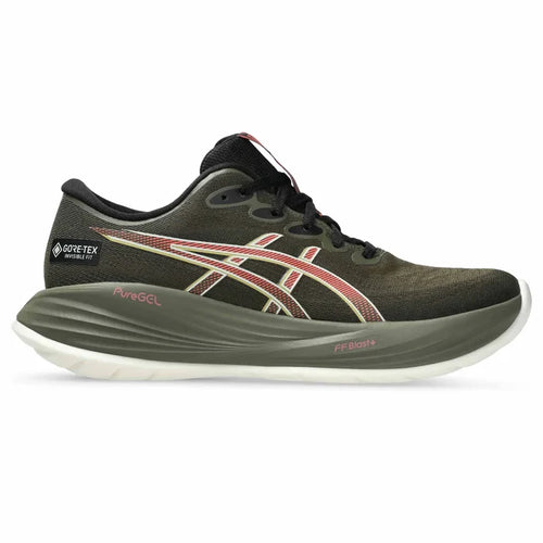 Women's Asics Gel-Cumulus 27 GTX BROWN STONE/DARK PINK CLAY-SOULIER, shoes-33-OFF