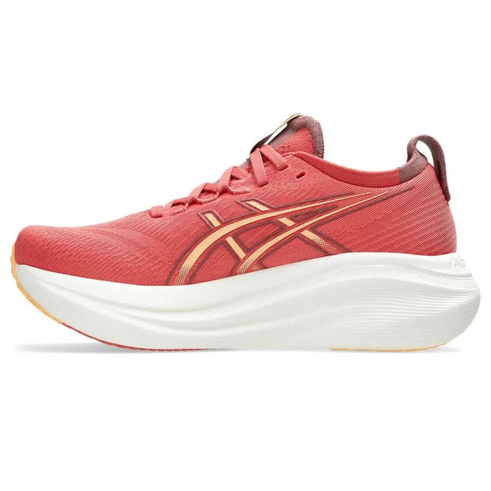 Women's Asics Gel-Nimbus 27 Dark Pink Clay/Orange Glow-SOULIER, shoes-33-OFF