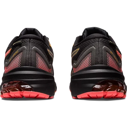 Women's Asics GT-1000 11 GTX Black/Papaya-SOULIER, shoes-33-OFF