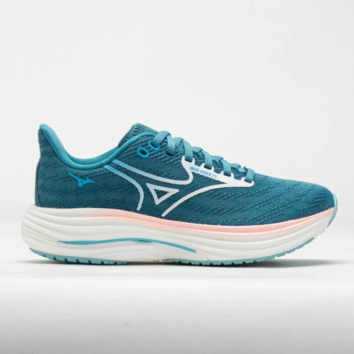 Women's Mizuno Wave Rider 29 LARKSPUR-WHITE-SOULIER, shoes-33-OFF