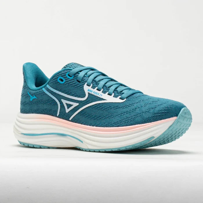 Women's Mizuno Wave Rider 29 LARKSPUR-WHITE-SOULIER, shoes-33-OFF