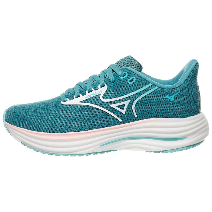 Women's Mizuno Wave Rider 29 LARKSPUR-WHITE-SOULIER, shoes-33-OFF