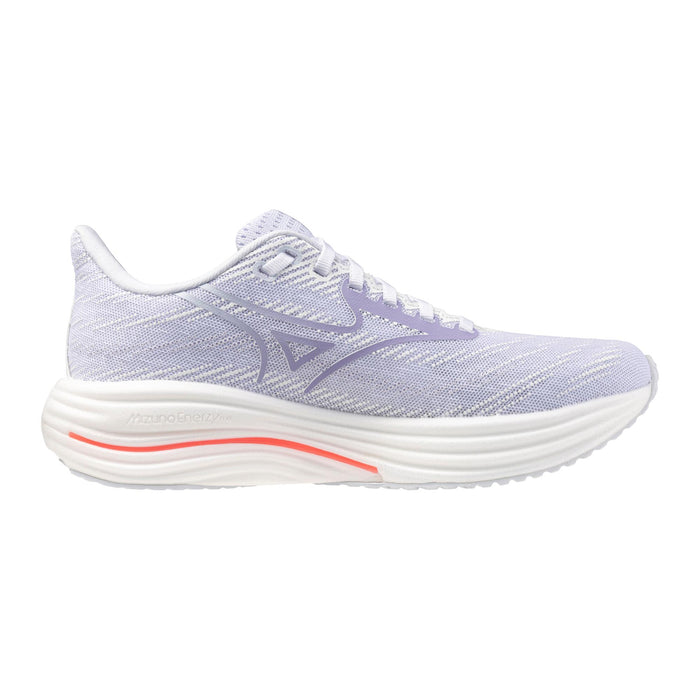 Women's Mizuno Wave Rider 29(LARGE D) WHITE-ICELANDIC BLUE-SOULIER, shoes-33-OFF