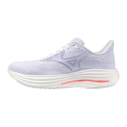 Women's Mizuno Wave Rider 29(LARGE D) WHITE-ICELANDIC BLUE-SOULIER, shoes-33-OFF