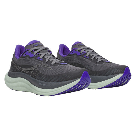 Women's Saucony Triumpg 23 GTX Shadow/Aloe-SOULIER, shoes-33-OFF